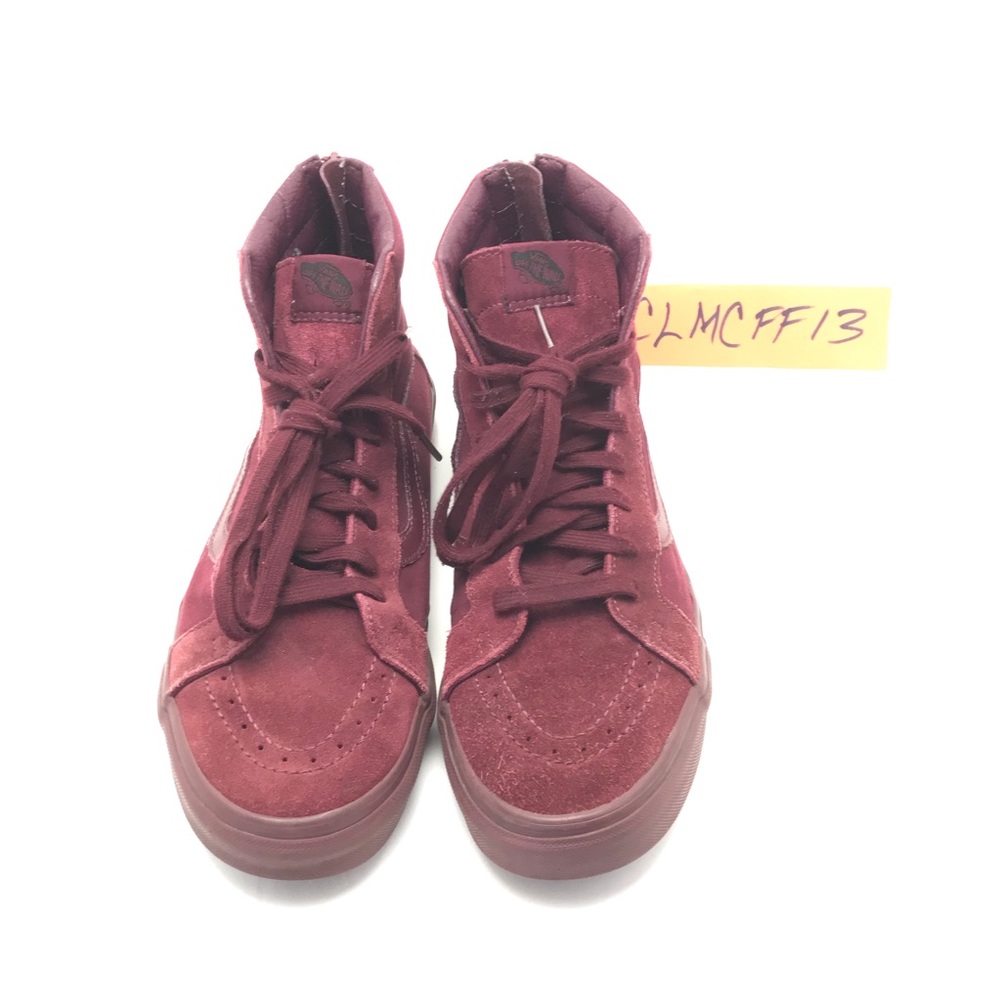 Vans Sk8 Hi Top Canvas Suede Zip Skate Shoes Sz 12
